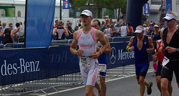 Image of pulsFOG worker Andreas Pleines at the Ironman